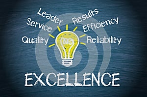 Excellence business concept