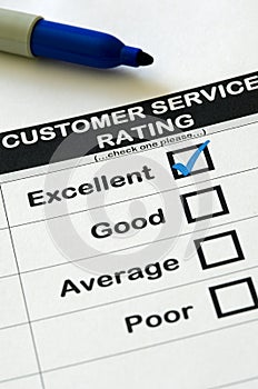 Excellent Customer Service Rating