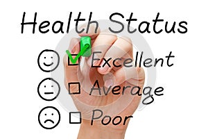 Excellent Health Status Survey