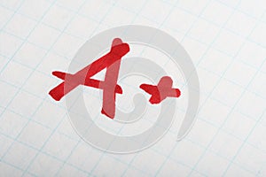 Excellent School exam grade