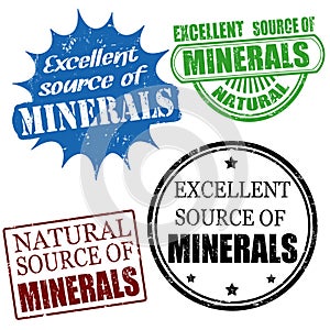 Excellent source of minerals stamps