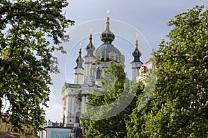 Excellent St. Andrew Church in Kiev