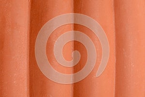 Excellent texture of a cylindrical shape made of plastic brown
