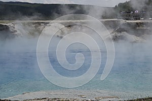 Excelsior Geyser Crater Yellowstone national park