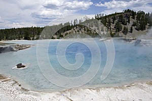 Excelsior Geyser Crater Yellowstone national park