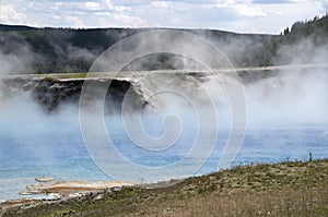 Excelsior Geyser Crater Yellowstone national park photo