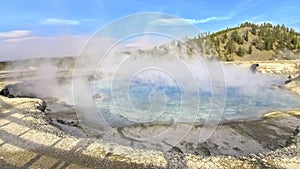 Excelsior Geyser Crater in Yellowstone National Park, WY