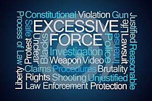 Excessive Force Word Cloud