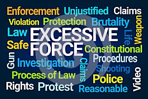 Excessive Force Word Cloud