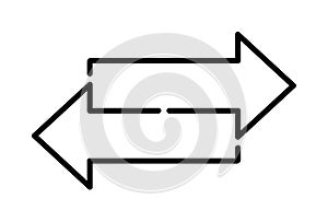 Exchange arrow transfer icon