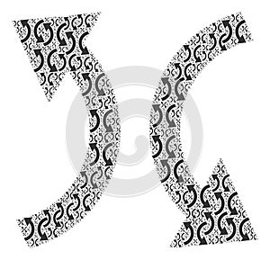 Exchange Arrows Recursion Composition of Itself Items