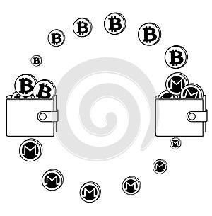 Exchange between bitcoin and monero in the wallet