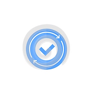 Exchange, convertation completed, vector