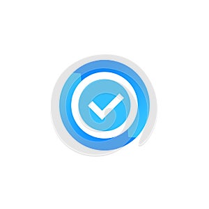 Exchange, convertation completed vector icon