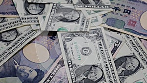 exchange rate between American dollar and Japanese yen