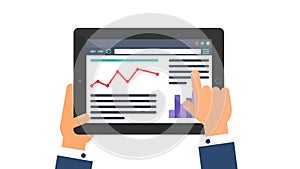 Exchange Rate Web Page Analyzes Data