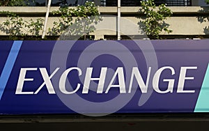 Exchange sign