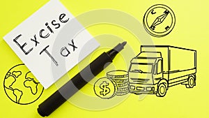 Excise Tax is shown using the text