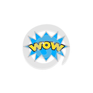 Excited, wow sticker icon. Element of photo stickers icon for mobile concept and web apps. Sticker Excited, wow icon can be used f