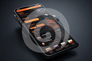 Exciting Black Friday mobile app interface with