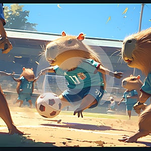 Exciting Football Rat Action!