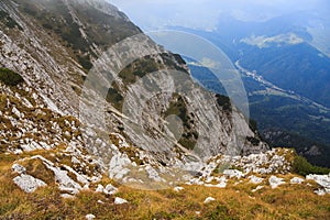 Exciting landscape it the Romanian Carpatians mountains