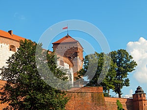 Exciting view of one of Wawel`s attractions