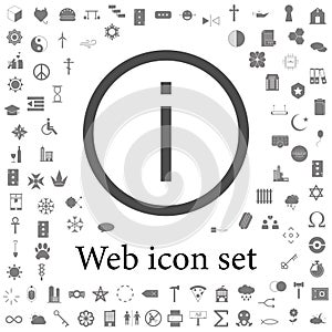 exclamation icon. web icons universal set for web and mobile