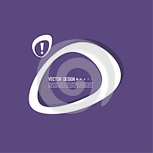 Exclamation mark blank.