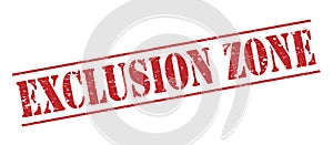 Exclusion zone stamp