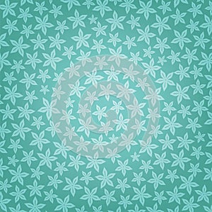 Exclusive fashion wallpaper on blue background