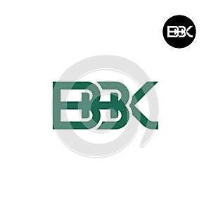 Letter BBK Monogram Logo Design
