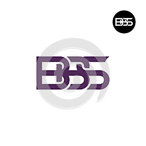 Letter BBS Monogram Logo Design photo