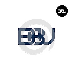 Letter BBU Monogram Logo Design