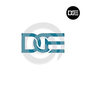DCE Logo Letter Monogram Design