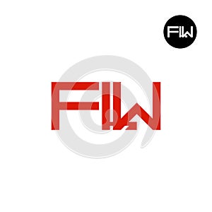 FLW Logo Letter Monogram Design