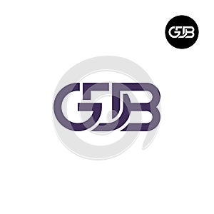 Letter GDB Monogram Logo Design