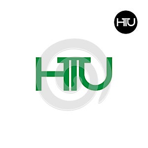 HTU Logo Letter Monogram Design