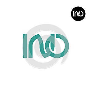 Letter INO Monogram Logo Design photo