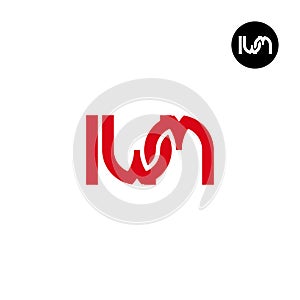 Letter IWM Monogram Logo Design