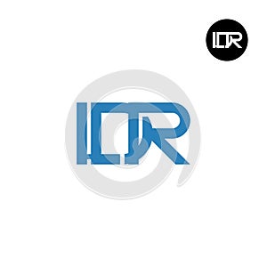 Letter LDR Monogram Logo Design photo