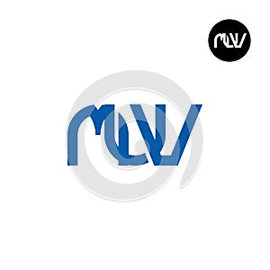 Letter MUV Monogram Logo Design photo