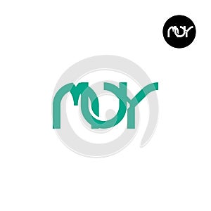 Letter MUY Monogram Logo Design photo