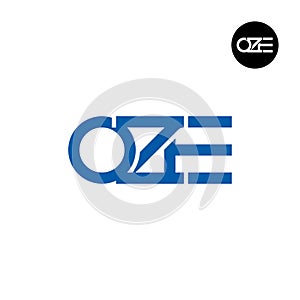 OZE Logo Letter Monogram Design
