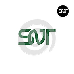 Letter SNT Monogram Logo Design