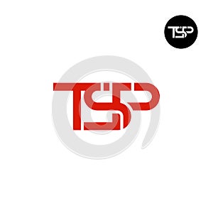 Letter TSP Monogram Logo Design photo