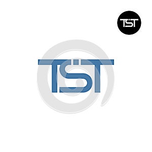Letter TST Monogram Logo Design