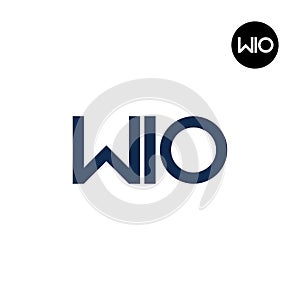 WIO Logo Letter Monogram Design