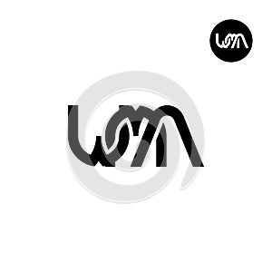 Letter WMA Monogram Logo Design photo