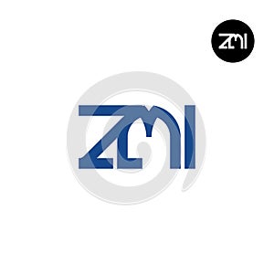 Letter ZMI Monogram Logo Design